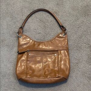 Croft & Barrow Brown Shoulder Bag with Slouchy Design